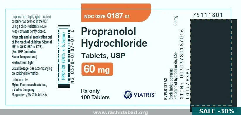 Buy Generic Propranolol 80mg Online (Propranolol) — From $0.40