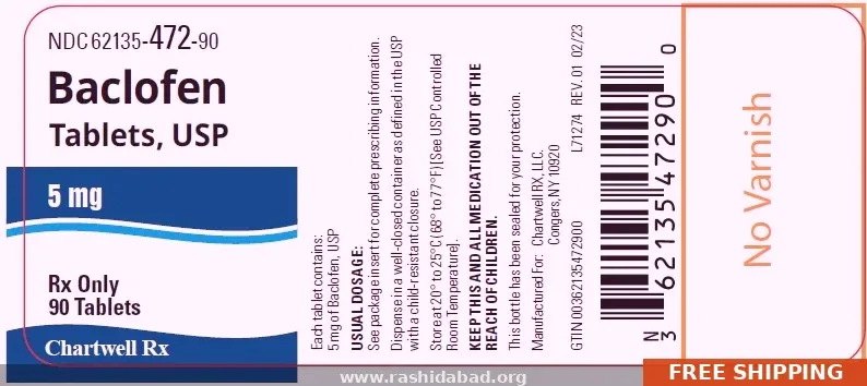 Buy Generic Baclofen 25mg Online (Baclofen) — From $0.55